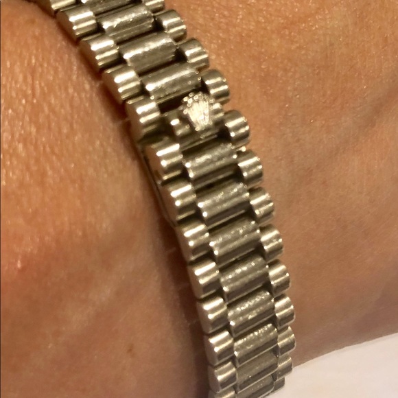 ROLEX Ladies President Platinum with Diamond Bezel - Picture 8 of 14